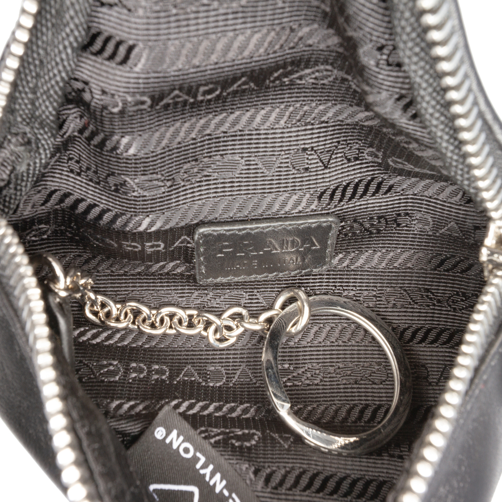 Pre-Loved Prada Mini Soft Nappa Triangle Pouch - Picture 4 of 10
